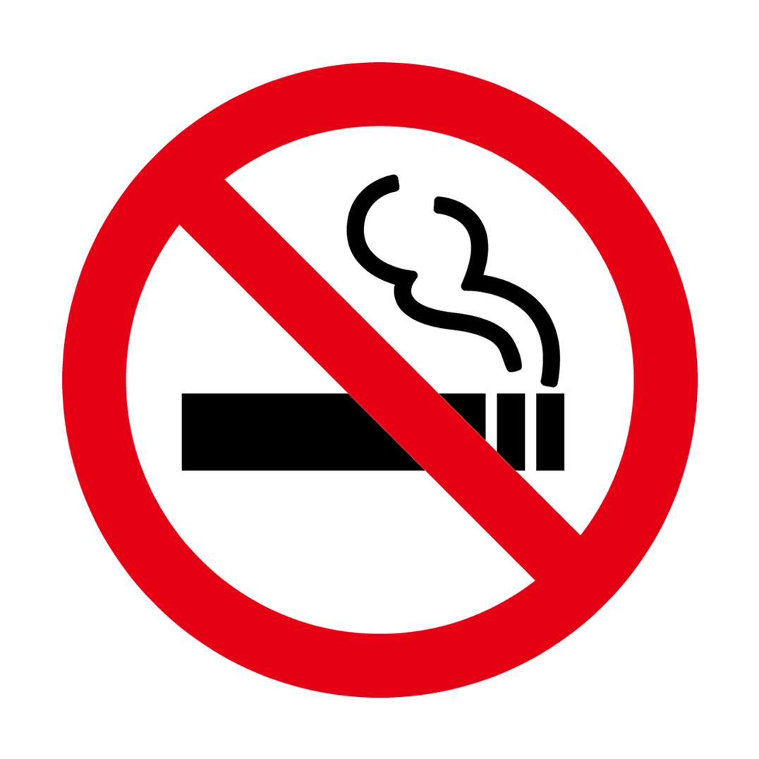 禁煙ステッカー アイコンのみ 店舗向けインクシール